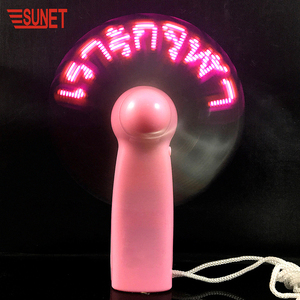 2025 Chất Lượng Cao Tốt Nhất Khuyến Mãi Quảng Cáo Quà Tặng LED Tin Nhắn LED Fan Mini Món Quà Sinh Nhật Cầm Tay Fan Xách Tay - Product Image 5