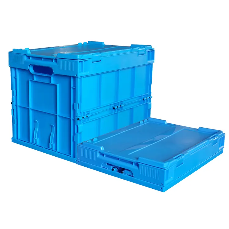 Organizador de juguetes transparente para niños y caja de almacenamiento/contenedor de plástico plegable