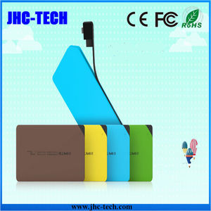 8000mAh tarjeta de crédito colorido batería li-polímero portátiles banco de la energía para <span class=keywords><strong>el</strong></span> teléfono delgado - Product Image 1