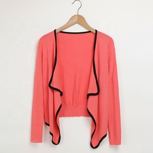 Venta directa de fábrica de estilo coreano de moda de Mujeres de Rebeca de Color sólido estilo corto - Product Image 4