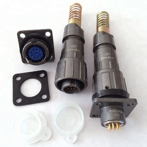 FQ14 2 3 4 5 79ピンIP67オスメス電気プラグケーブル防水コネクタ - Product Image 6