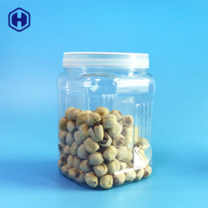 Bocaux carrés en plastique transparent avec couvercles à large ouverture, empilables, sans BPA, qualité alimentaire, pour aliments pour bébés, pizza, chocolat, salade, sucre - Product Image 2