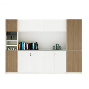 Cabinet Simple Design Wooden Office File Rack Filling Cupboard