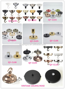 Kim loại màu đen cổ vít Mặt dây chuyền tán ánh sáng phù hợp trần tăng cổ điển với một ổ cắm tiết kiệm năng lượng - Product Image 6