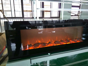 Chimenea Eléctrica LED de Diseño Moderno con Llama, Calentador de Pared para Decoración del Hogar o Hotel, Idioma de Funcionamiento Inglés - Product Image 4