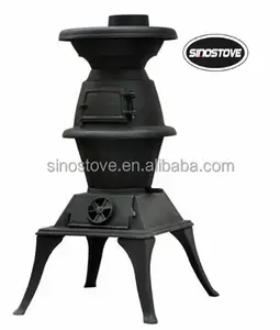 Popular decorativo ferro fundido fogão/fogão a lenha lareira