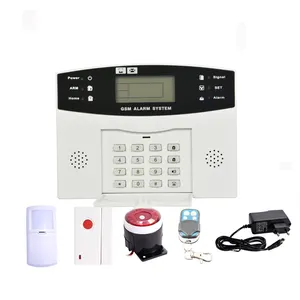 Sistem Alarm Gsm Keamanan Laser Pencuri Rumah Nirkabel dengan Layar LCD dan Keypad