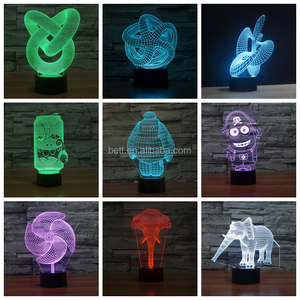 <span class=keywords><strong>LED</strong></span> 3D creativa 3D noche <span class=keywords><strong>luz</strong></span> para <span class=keywords><strong>Amazon</strong></span> al por menor - Product Image 4