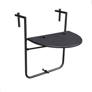 HDPE di Plastica <span class=keywords><strong>Pieghevole</strong></span> Regolabile Balcone Deck Tavolo Appeso Patio Rattan Disegno <span class=keywords><strong>Ringhiera</strong></span> Tavolo <span class=keywords><strong>Da</strong></span> Pranzo - Product Image 1
