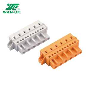 2-24 pôles Femelle MCS Printemps cage Connecteurs avec <span class=keywords><strong>fixation</strong></span> brides WJ0601-08 - Product Image 1