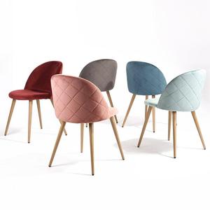 ฟรีตัวอย่างห้องรับประทานอาหารโมเดิร์นกินหรูหราสี<span class=keywords><strong>ฟ้า</strong></span>สีดำสแตนเลส Room สีขาวสีเขียวสีเทาเป็นครั้งคราวเก้าอี้กำมะหยี่สีทอง - Product Image 5