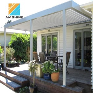 Paroi étanche monté <span class=keywords><strong>pergola</strong></span> <span class=keywords><strong>avec</strong></span> réglable lames - Product Image 1