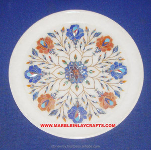 Incroyable Marbre Pierre Plaque De Marqueterie - Product Image 1