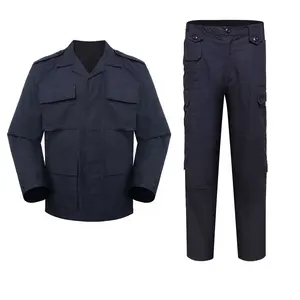 XINXING BD06 다크 블루 보안 유니폼 BDU 배틀 드레스 유니폼 폴리에스터 면 전술 유니폼