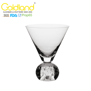 Bicchiere da Cocktail con Base a Bolle d'Aria, Bicchiere da Whisky e <span class=keywords><strong>Martini</strong></span> con Fondo Bombato, 7 oz - Product Image 3