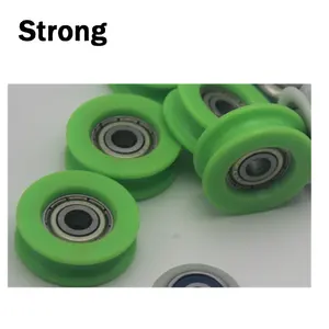 All colors available Nylon,PU,POM,PE plastic pulley wheel