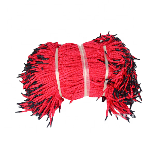 Carry Bag Cord With Hook Paper Bag Handle Rope With Plastic/metal Tip Pp/polyester Cord Handle