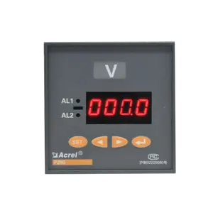 75*75 millimetri Led di cc digital panel voltmetro/tester di tensione con modbus RS485