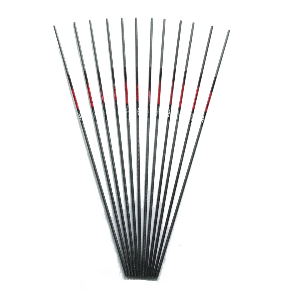 30 "Pure Carbon Arrow Shafts 3K Stoff bogen Bogens chießen Welle für Compound bogen Outdoor Jagd Bogens chießen Schießen