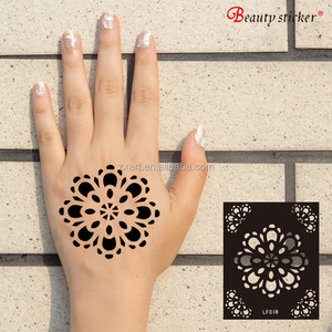 Femmes Amovible <span class=keywords><strong>Sexy</strong></span> Dentelle Henné Blanc Tatouage Autocollant - Product Image 2