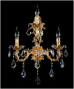 Cổ Điển Vàng Pha Lê Tường Ánh Sáng Lịch Thi Đấu Bạc Tường Sconces Đèn Pha Lê Tường Chân Đế Ánh Sáng Miễn Phí Vận Chuyển MD8861 - Product Image 3