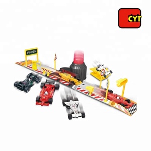 Montado estacionamientos elástico carreras <span class=keywords><strong>pitstop</strong></span> juguete pista de coches para niños - Product Image 1