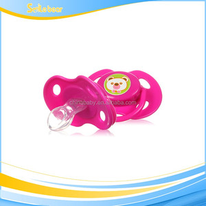 Accessoires pour bébé Sucette en silicone à tête plate amusante pour bébé Sucette pour les dents - Product Image 3