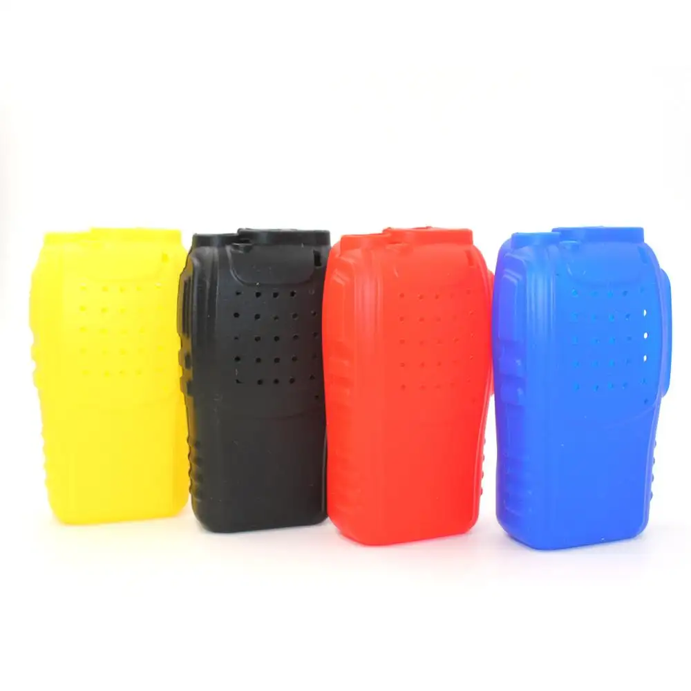 Empat Warna Opsional Radio Tas Radio Silikon Lembut Case Cover untuk Walkie Talkie Baofeng BF-888S 777 S