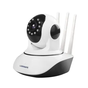 Loosafe CCTV Kamera Nirkabel CCTV, Audio Dua Arah Keamanan Rumah Ip Wifi 720P