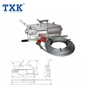 TXK 3.2 Ton Wire Rope Puller With CE Made In China