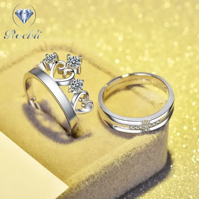 Серебряное кольцо в форме сердца, циркониевое открытое женское вогнутое кольцо, новейший дизайн свадебного обручального кольца