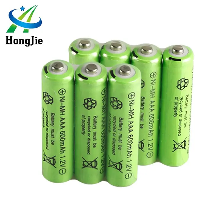 Hj Kleine Hoge Kwaliteit Rc Batterijen Pack Nimh 600Mah 1.2V Ni-Mh Oplaadbare Batterij