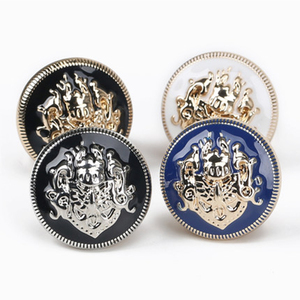 oro metal en relieve <span class=keywords><strong>ewing</strong></span> accesorio de prendas de vestir uniforme del chaqueta de abrigo de traje de shank botón - Product Image 4