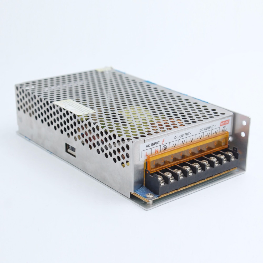 Централизованный источник питания из алюминиевого сплава, постоянный ток 12 В, 2 А, 3 А, 5 А, 10 А, 15 А, 20 А, 30 А, 40 А, 50 А, вход AC110-220V 50/60 Гц