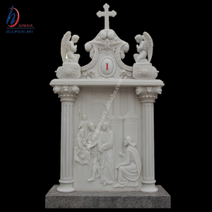 Scultura in Marmo Intagliato della Croce di Gesù Crocifisso Religioso - Product Image 6