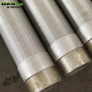 316/304 Stainless Steel Continuous Slot Water Well Filter Mesh Screen Pipe