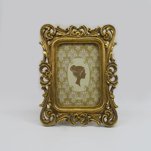 <strong>Photo</strong> <strong>frame</strong> wedding <strong>wording</strong> gift resin blue baroque antique vintage shabby chic Lixinxing - Product Image 4