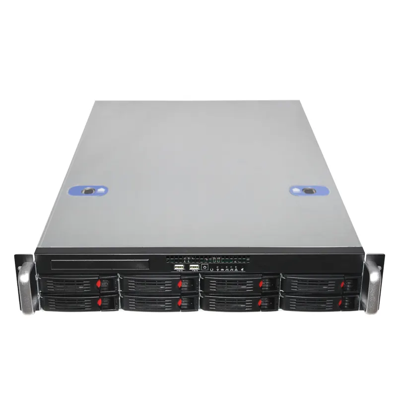 2U Rackmount Server fall mit 8 Hot-Swap-SATA/SAS Drive Bay, MiniSAS/SATA stecker