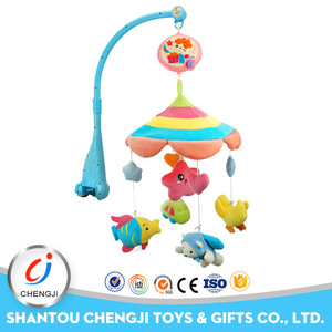 Respetuoso Del Medio Ambiente al por mayor del bebé de la felpa <span class=keywords><strong>musical</strong></span> móvil de juguete personalizado - Product Image 1
