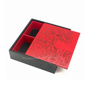 Custom mdf box Chinese tea gift wooden box wholesale nuts dried fruit packaging candy wood box gift