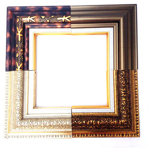 Cornice per foto con cornice in stile barocco di lusso con cornice in stile francese antico polistirolo oro cornice per specchio - Product Image 5