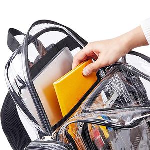 Rõ Ràng Ba Lô Nhiệm Vụ Nặng Nề Trong Suốt PVC Ba Lô Freeze-Proof Xem Thông Qua Bookbag Với Có Thể Điều Chỉnh Dây Đai Cho Công Việc - Product Image 5