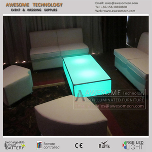 Arredamento per Bar/ <span class=keywords><strong>Discoteca</strong></span>/ KTV/ Night Club, Tavolo Cubo LED, Set Divani per Hookah Lounge, Tavoli Centrali - Product Image 6