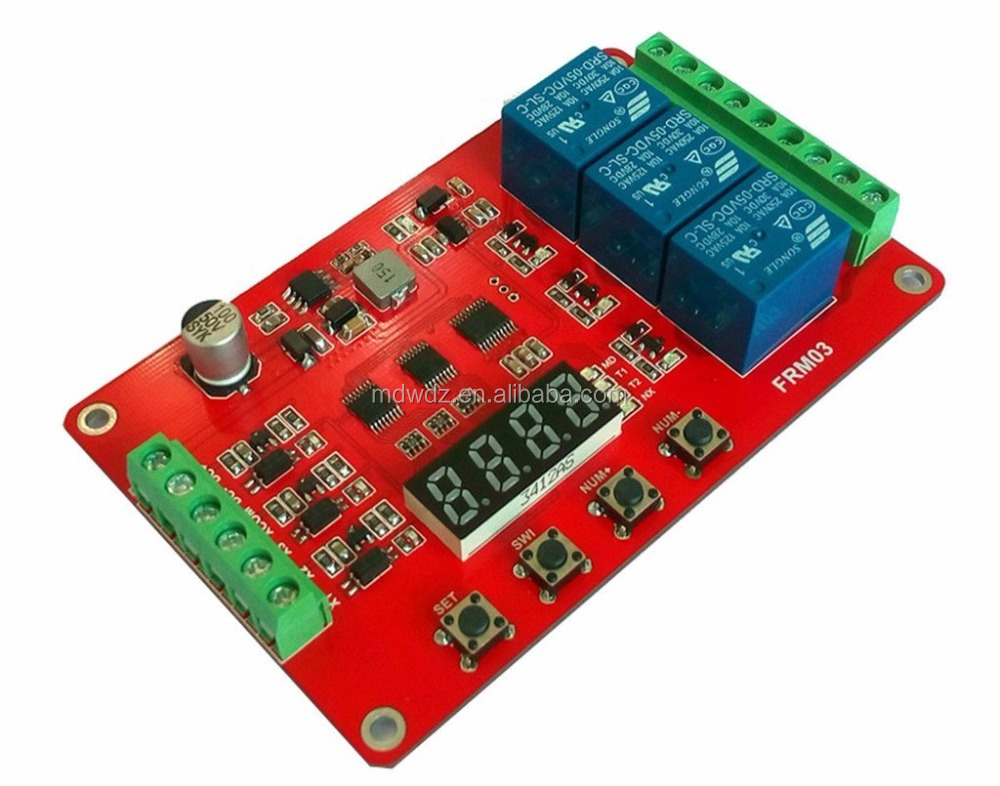 Relé Temporizador PLC Automático 12V Con 8 Funciones - Para Automatización Y Proyectos DIY