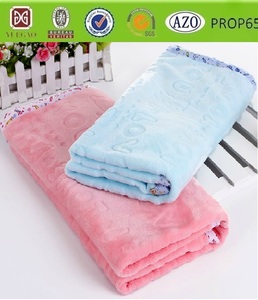 Manta/sabana/alfombra coralina de bebe con dobladillo <span class=keywords><strong>estampado</strong></span> - Product Image 1