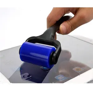 Lavabile appiccicoso pulitore dello schermo del telefono mobile dello schermo del rullo pulitore di rimozione della polvere del silicone rullo di pulizia