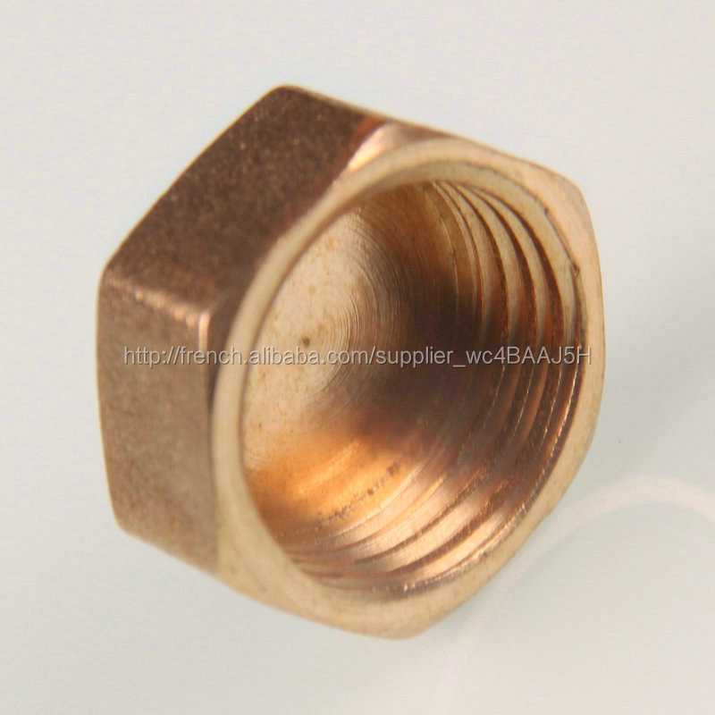 Laiton embout bronze taraudée embout