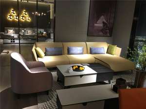 Juego de muebles modulares de madera Sofá y cama con reposabrazos baratos con funda extraíble para el hogar Sala de estar Dormitorio Sofá de apartamento - Product Image 3