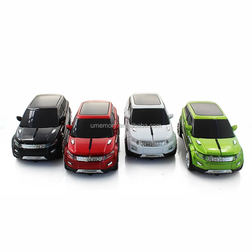 1600 인치 당 점 무선 녹색 자동차 광학 3D 자동차 게이머 마우스
