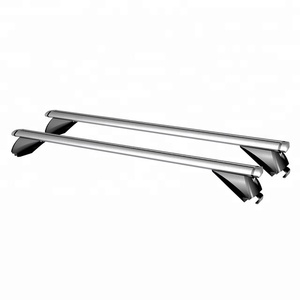 TÜV GS Test Universal Aluminium Autodach träger für Fahrrad Kanu Ski Kajak Gepäck mit Schloss an Bestehenden Erhöhten Seitens chienen mit Spalt - Product Image 2